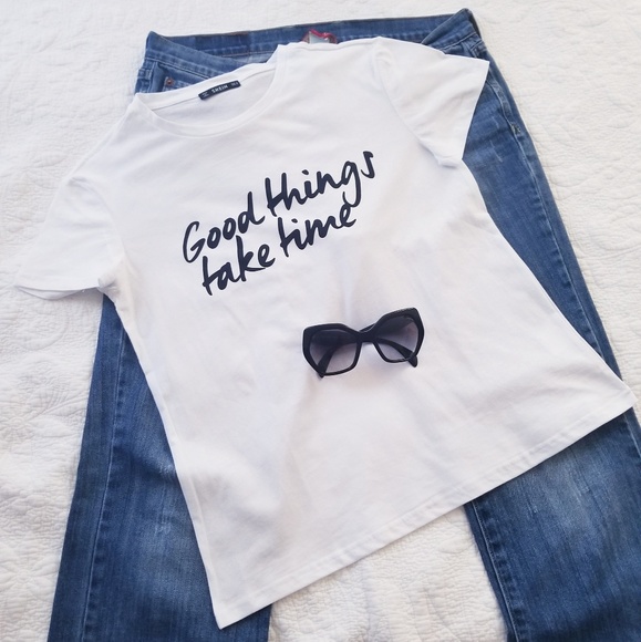 ❕ only 1 left ❕ Good Things Take Time Tee - Picture 3 of 3